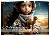 Elfenkinder und ihre Freunde - Magie und Natur im Einklang (Wandkalender 2027 DIN A3 quer), CALVENDO Monatskalender