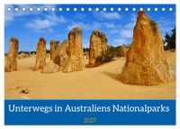 Unterwegs in Australiens Nationalparks (Tischkalender 2027 DIN A5 quer), CALVENDO Monatskalender