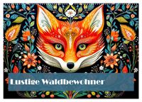 Lustige Waldtiere (Wandkalender 2027 DIN A2 quer), CALVENDO Monatskalender