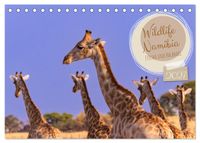 Wildlife Namibia - Etosha und Kalahari (Tischkalender 2027 DIN A5 quer), CALVENDO Monatskalender