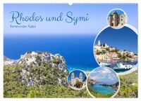 Rhodos und Symi, Perlen in der Ägäis (Wandkalender 2027 DIN A2 quer), CALVENDO Monatskalender