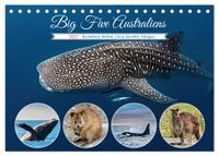 Big Five Australiens Buckelwal, Walhai, Orca, Quokka,Känguru (Tischkalender 2027 DIN A5 quer), CALVENDO Monatskalender