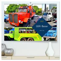 LKW-Busse - Made in Cuba (hochwertiger Premium Wandkalender 2027 DIN A2 quer), Kunstdruck in Hochglanz