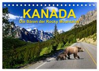 KANADA - Die Bären der Rocky Mountains (Tischkalender 2027 DIN A5 quer), CALVENDO Monatskalender