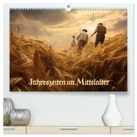 Jahreszeiten im Mittelalter (hochwertiger Premium Wandkalender 2027 DIN A2 quer), Kunstdruck in Hochglanz