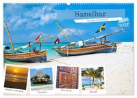 Sansibar - Tansanias Urlaubsinsel (Wandkalender 2027 DIN A2 quer), CALVENDO Monatskalender