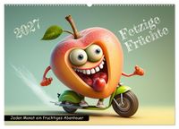 Fetzige Früchte (Wandkalender 2027 DIN A2 quer), CALVENDO Monatskalender