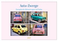 Auto-Zwerge - Europäische Kleinstwagen auf Kuba (Wandkalender 2027 DIN A3 quer), CALVENDO Monatskalender