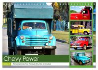 CHEVY POWER - Amerikanische Pickup Trucks in Kuba (Wandkalender 2027 DIN A4 quer), CALVENDO Monatskalender