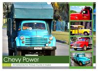 CHEVY POWER - Amerikanische Pickup Trucks in Kuba (Wandkalender 2027 DIN A3 quer), CALVENDO Monatskalender