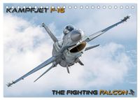 Kampfjet F-16 The Fighting Falcon (Tischkalender 2027 DIN A5 quer), CALVENDO Monatskalender