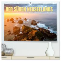 Der Süden Neuseelands: Berge, Seen und traumhafte Küsten (hochwertiger Premium Wandkalender 2027 DIN A2 quer), Kunstdruck in Hochglanz