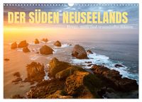 Der Süden Neuseelands: Berge, Seen und traumhafte Küsten (Wandkalender 2027 DIN A3 quer), CALVENDO Monatskalender