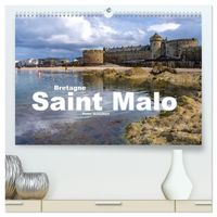 Bretagne - Saint Malo (hochwertiger Premium Wandkalender 2027 DIN A2 quer), Kunstdruck in Hochglanz