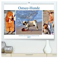 Ostsee-Hunde - Zweibeiner und Vierbeiner am Strand von Cranz (hochwertiger Premium Wandkalender 2027 DIN A2 quer), Kunstdruck in Hochglanz