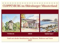 Cloppenburg im Oldenburger Münsterland (Tischkalender 2027 DIN A5 quer), CALVENDO Monatskalender
