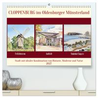 Cloppenburg im Oldenburger Münsterland (hochwertiger Premium Wandkalender 2027 DIN A2 quer), Kunstdruck in Hochglanz