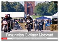 Faszination Oldtimer Motorrad - Momentaufnahmen von Hamburger Stadtparkrennen (Tischkalender 2027 DIN A5 quer), CALVENDO Monatskalender