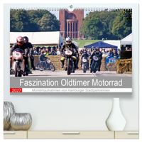 Faszination Oldtimer Motorrad - Momentaufnahmen von Hamburger Stadtparkrennen (hochwertiger Premium Wandkalender 2027 DIN A2 quer), Kunstdruck in Hochglanz