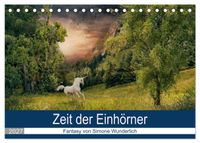 Zeit der Einhörner (Tischkalender 2027 DIN A5 quer), CALVENDO Monatskalender