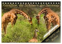 Giraffen, die Schönen der Savanne (Tischkalender 2027 DIN A5 quer), CALVENDO Monatskalender