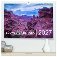 Wunderbare Wanderungen im Südwesten der USA (hochwertiger Premium Wandkalender 2027 DIN A2 quer), Kunstdruck in Hochglanz