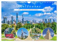 Melbourne - Sympathische Metropole Australiens (Wandkalender 2027 DIN A4 quer), CALVENDO Monatskalender