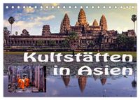 Kultstätten in Asien (Tischkalender 2027 DIN A5 quer), CALVENDO Monatskalender