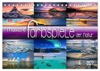 Magische Farbspiele der Natur (Tischkalender 2027 DIN A5 quer), CALVENDO Monatskalender