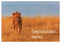 Tierparadies Kenia (Tischkalender 2027 DIN A5 quer), CALVENDO Monatskalender