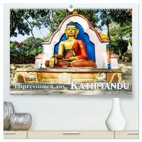 Impressionen aus Kathmandu (hochwertiger Premium Wandkalender 2027 DIN A2 quer), Kunstdruck in Hochglanz