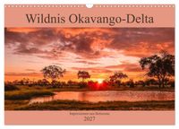 Wildnis Okavango-Delta (Wandkalender 2027 DIN A3 quer), CALVENDO Monatskalender