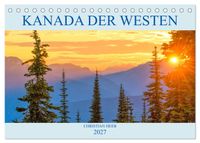Kanada der Westen (Tischkalender 2027 DIN A5 quer), CALVENDO Monatskalender