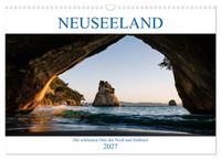 Neuseeland - Die schönsten Orte der Nord- und Südinsel (Wandkalender 2027 DIN A3 quer), CALVENDO Monatskalender