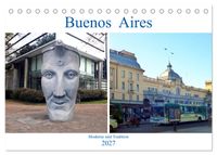Buenos Aires - Moderne und Tradition (Tischkalender 2027 DIN A5 quer), CALVENDO Monatskalender