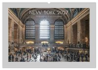 New York – Von Brooklyn zur Grand Central Station (Wandkalender 2027 DIN A2 quer), CALVENDO Monatskalender