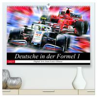 Deutsche in der Formel 1 (hochwertiger Premium Wandkalender 2027 DIN A2 quer), Kunstdruck in Hochglanz