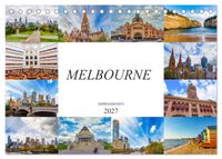 Melbourne Impressionen (Tischkalender 2027 DIN A5 quer), CALVENDO Monatskalender