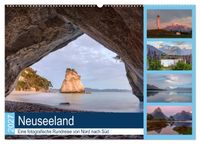 Neuseeland - Eine fotografische Rundreise von Nord nach Süd (Wandkalender 2027 DIN A2 quer), CALVENDO Monatskalender