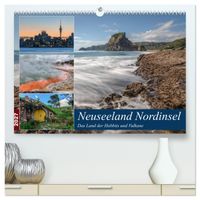 Neuseeland Nordinsel - Das Land der Hobbits und Vulkane (hochwertiger Premium Wandkalender 2027 DIN A2 quer), Kunstdruck in Hochglanz