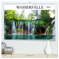 Wasserfälle - die schönsten Wasserfälle der Welt (hochwertiger Premium Wandkalender 2027 DIN A2 quer), Kunstdruck in Hochglanz