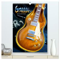Gitarren backstage (hochwertiger Premium Wandkalender 2027 DIN A2 hoch), Kunstdruck in Hochglanz