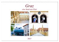 Graz - eine Stadt mit Flair (Wandkalender 2027 DIN A3 quer), CALVENDO Monatskalender