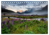 Traumland Neuseeland (Tischkalender 2027 DIN A5 quer), CALVENDO Monatskalender