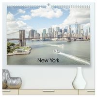 New York (hochwertiger Premium Wandkalender 2027 DIN A2 quer), Kunstdruck in Hochglanz