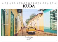 Kuba - Perle der Karibik (Tischkalender 2027 DIN A5 quer), CALVENDO Monatskalender