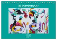 Kuhkalender (Tischkalender 2027 DIN A5 quer), CALVENDO Monatskalender