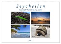 Seychellen - Das letzte Paradies auf Erden (Wandkalender 2027 DIN A2 quer), CALVENDO Monatskalender