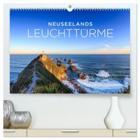 Neuseelands Leuchttürme (hochwertiger Premium Wandkalender 2027 DIN A2 quer), Kunstdruck in Hochglanz
