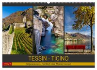 Tessin - Ticino (Wandkalender 2027 DIN A2 quer), CALVENDO Monatskalender